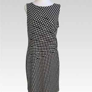 Black and White Geometric Pattern  dress size 12